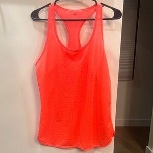 Lorna Jane Orange Racerback Tank Top